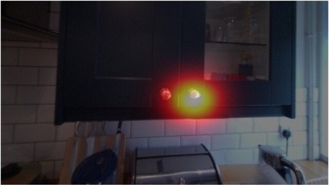 Open cupboard: visual affordance heatmap