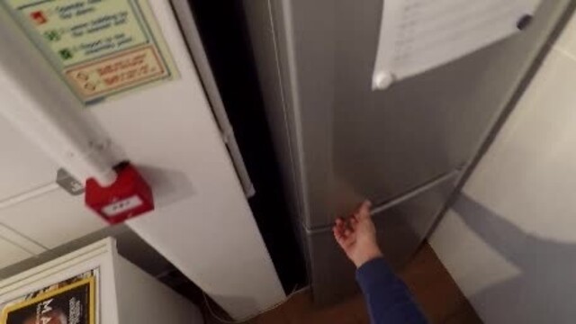 Open fridge: original scene